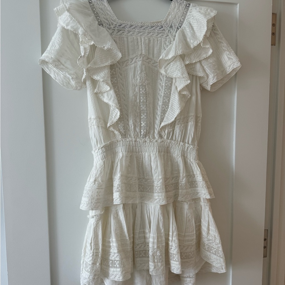 LoveShackFancy Stella dress Large- like new